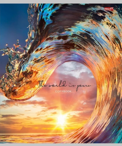 Тетрадь A5 - Очарование природы – 1, 96 листов, линия, в ассортименте