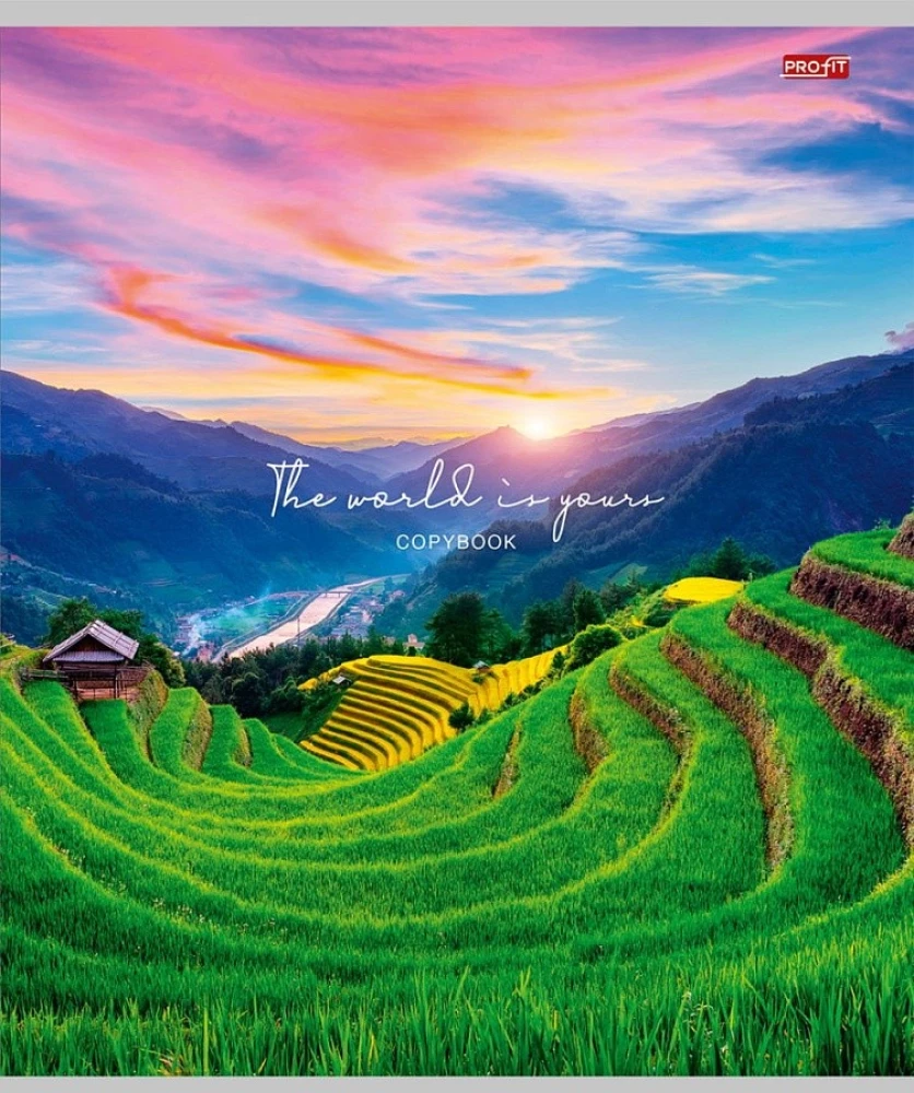 Notatnik A5 - Urok natury – 1, 96 kartek, linia, w asortymencie