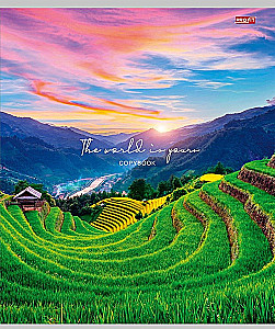 Notatnik A5 - Urok natury – 1, 96 kartek, linia, w asortymencie