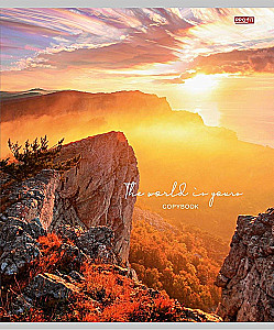 Notatnik A5 - Urok natury – 1, 96 kartek, linia, w asortymencie