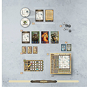 Gra planszowa - Papierowe lochy