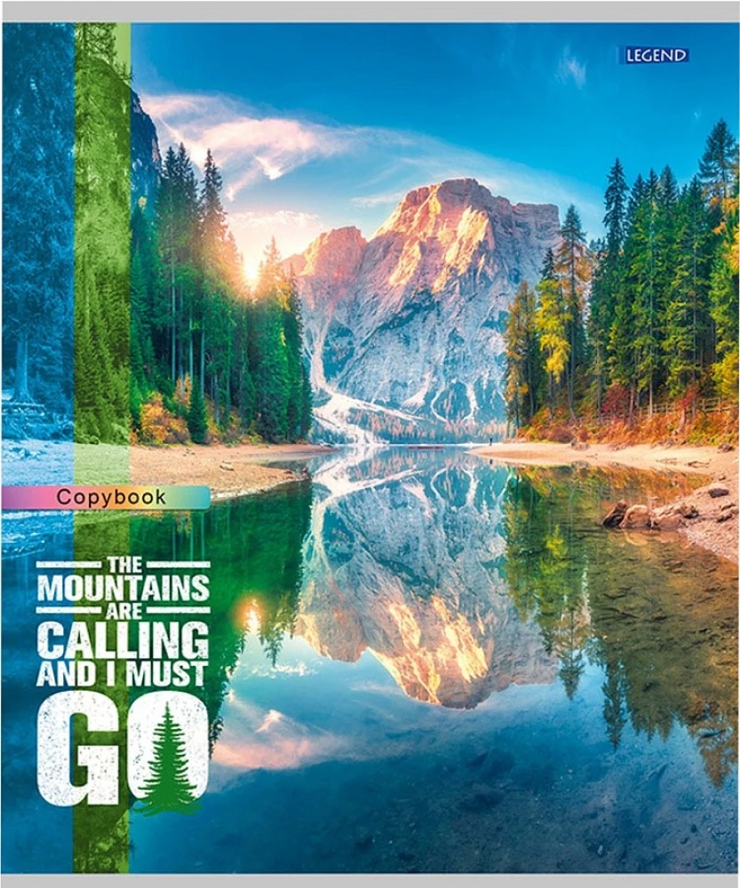 Notatnik A5 - Zachwycające widoki – 1, 96 kartki, linia, w asortymencie