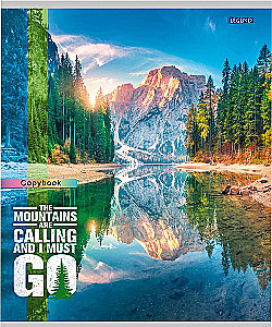 Notatnik A5 - Zachwycające widoki – 1, 96 kartki, linia, w asortymencie