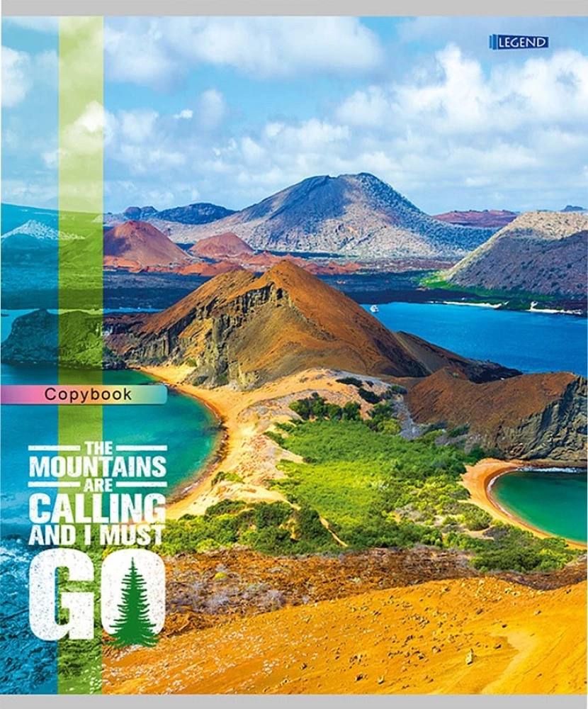 Notatnik A5 - Zachwycające widoki – 1, 96 kartki, linia, w asortymencie