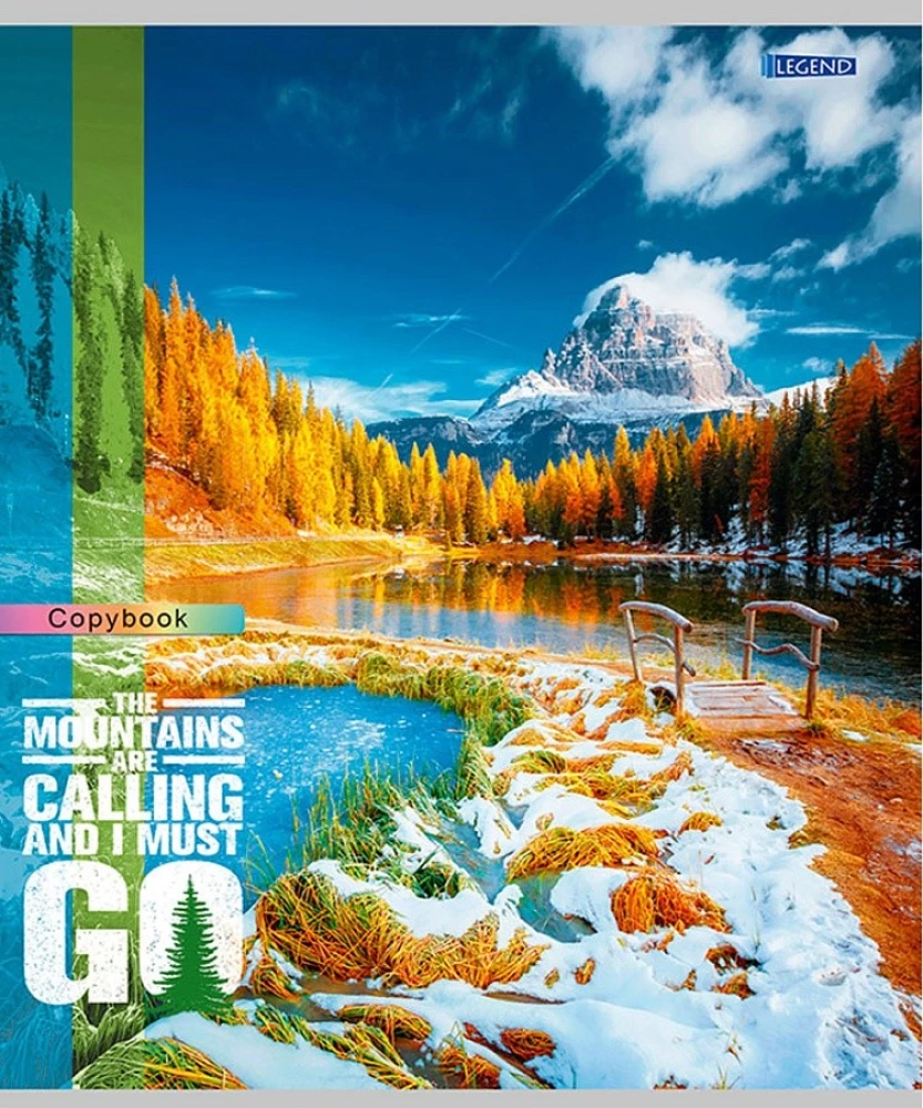 Notatnik A5 - Zachwycające widoki – 1, 96 kartki, linia, w asortymencie