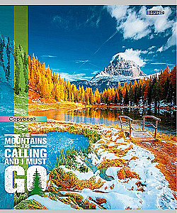 Notatnik A5 - Zachwycające widoki – 1, 96 kartki, linia, w asortymencie