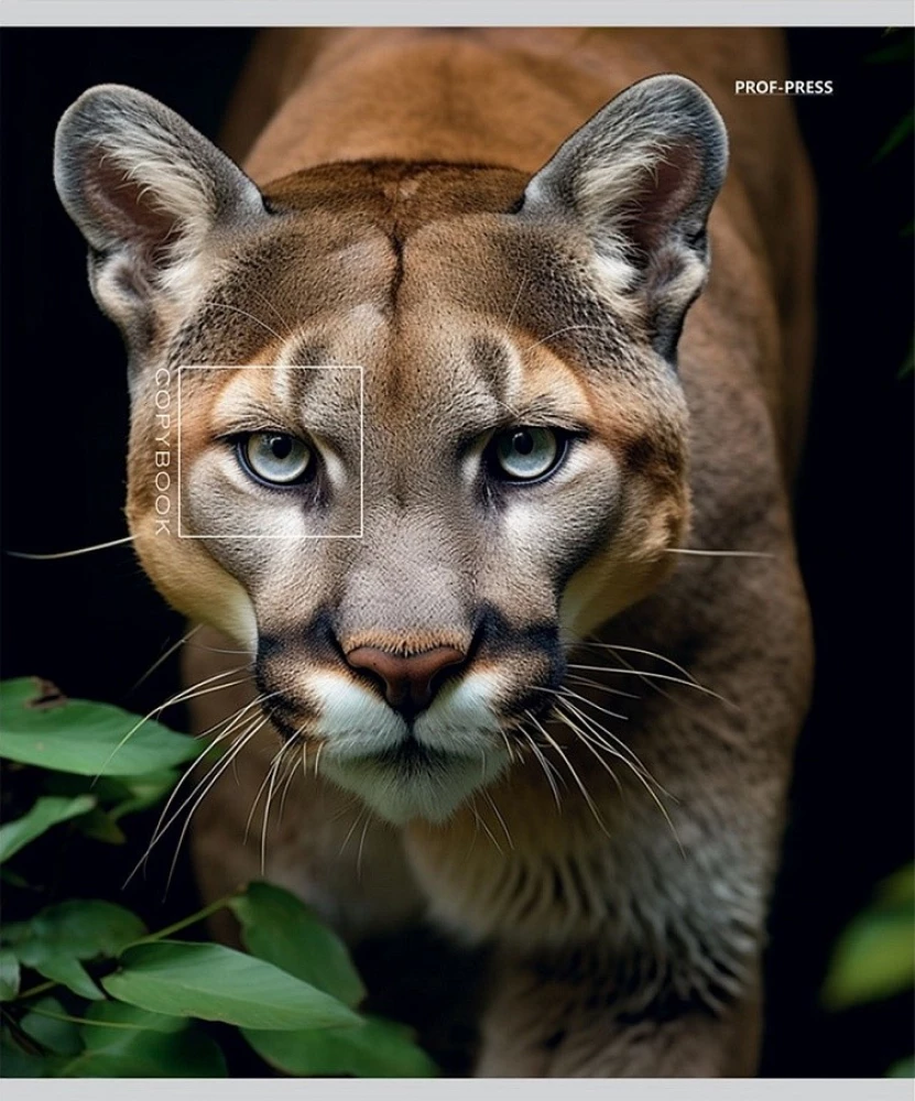 Notatnik A5 - Widok dzikich kotów, 48 kartek, linia, w asortymencie