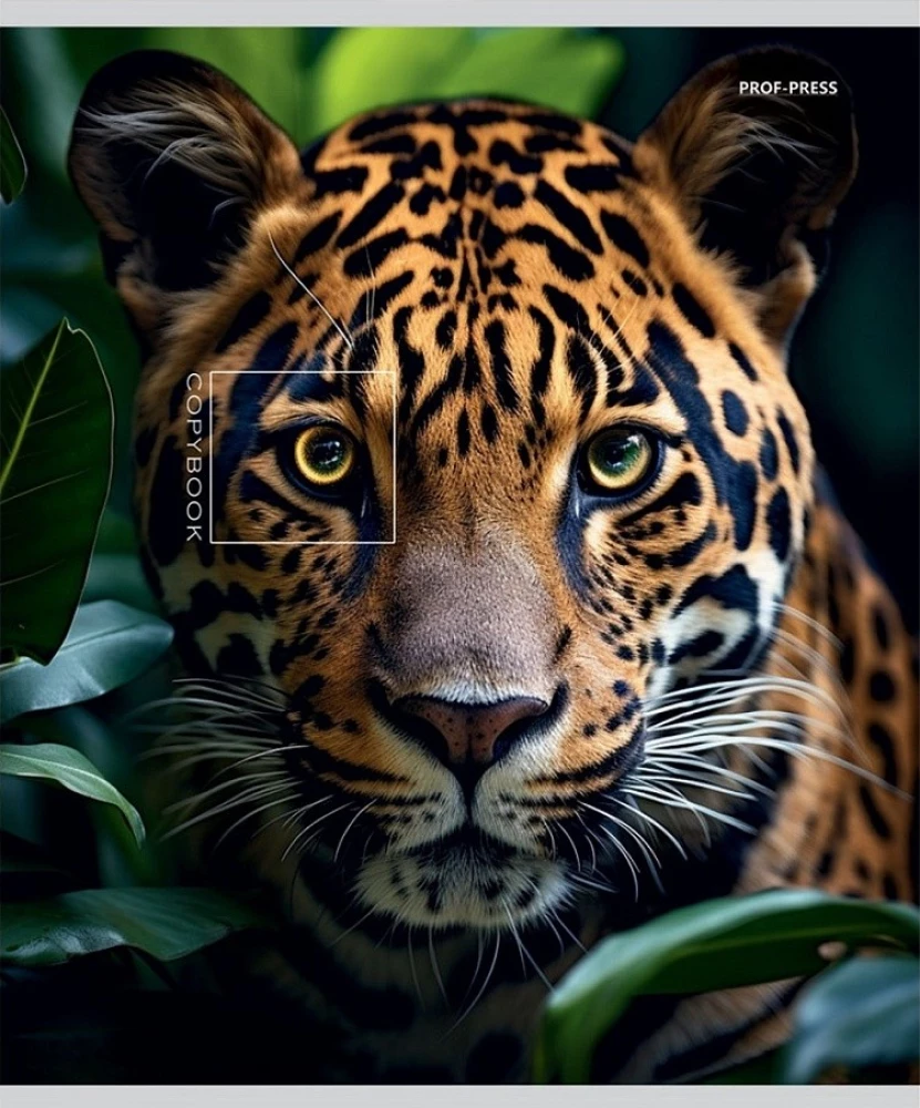 Notatnik A5 - Widok dzikich kotów, 48 kartek, linia, w asortymencie