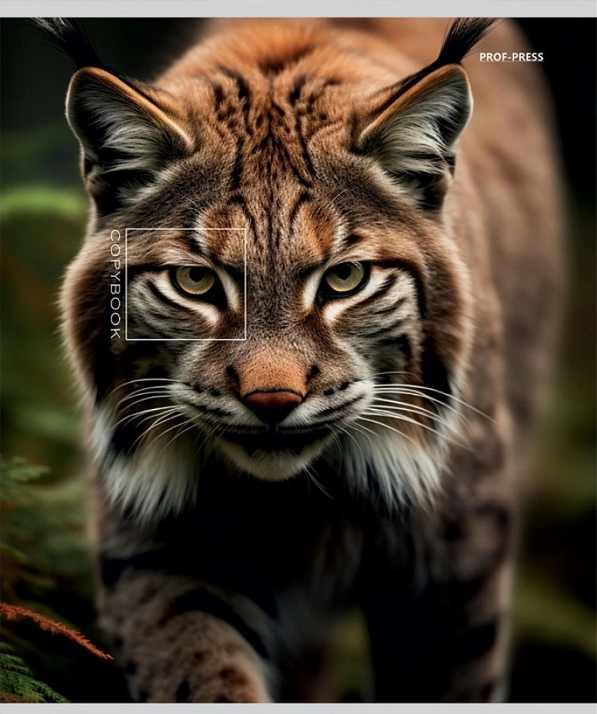 Notatnik A5 - Widok dzikich kotów, 48 kartek, linia, w asortymencie