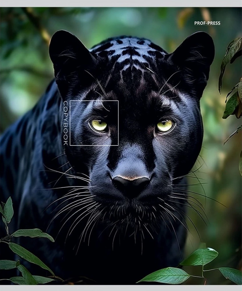 Notatnik A5 - Widok dzikich kotów, 48 kartek, linia, w asortymencie