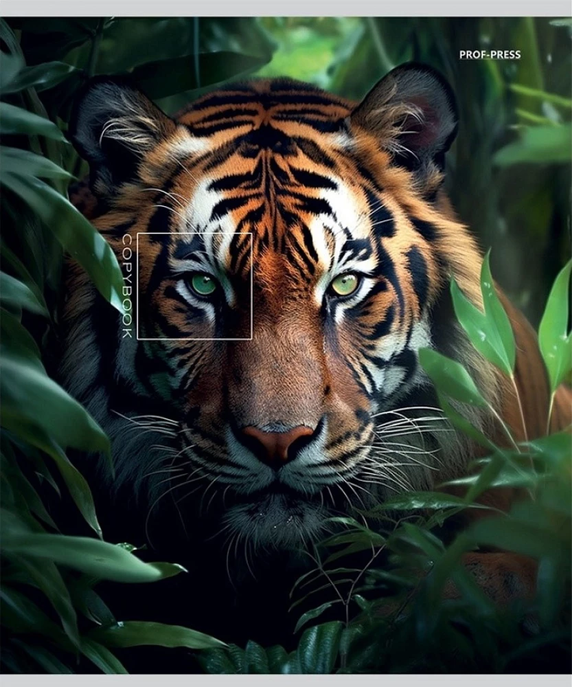 Notatnik A5 - Widok dzikich kotów, 48 kartek, linia, w asortymencie