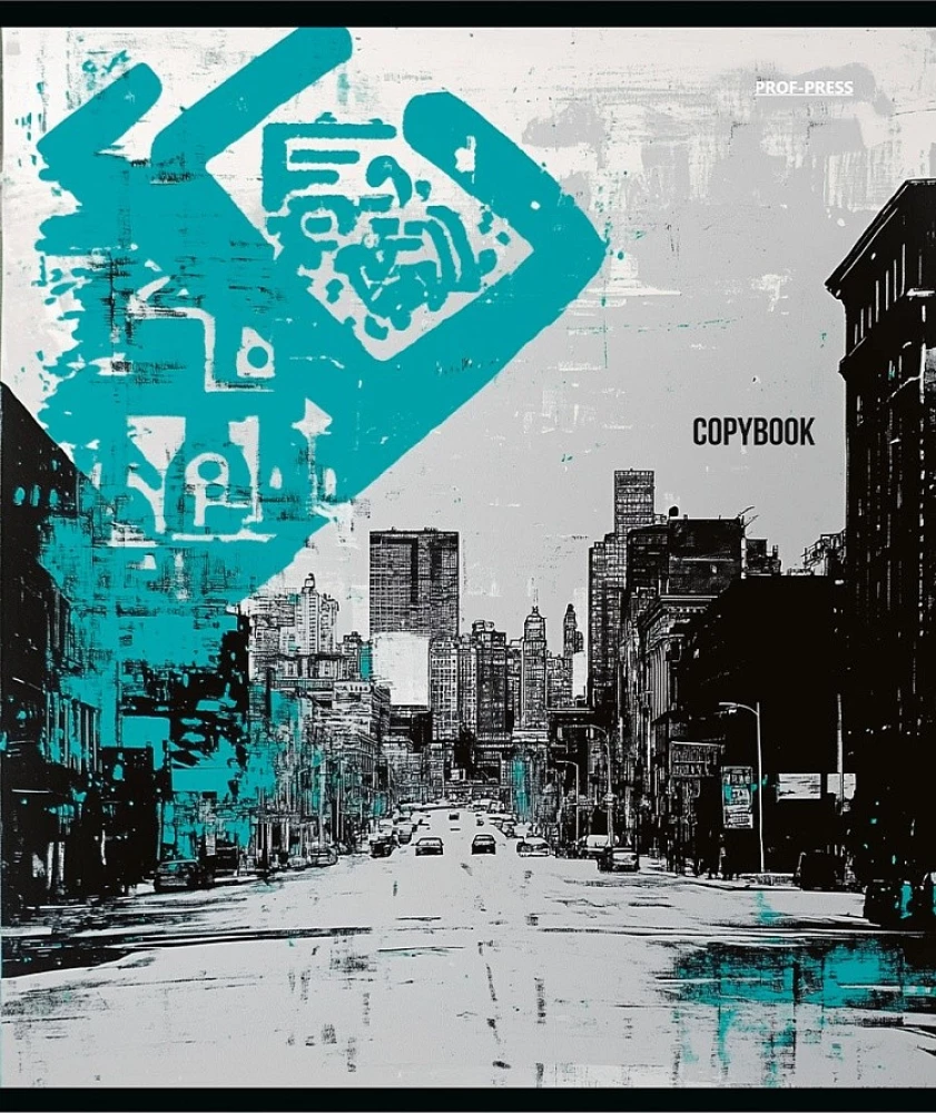 Zeszyt A5 - Temat graffiti, 96 kartek, kratka, w asortymencie