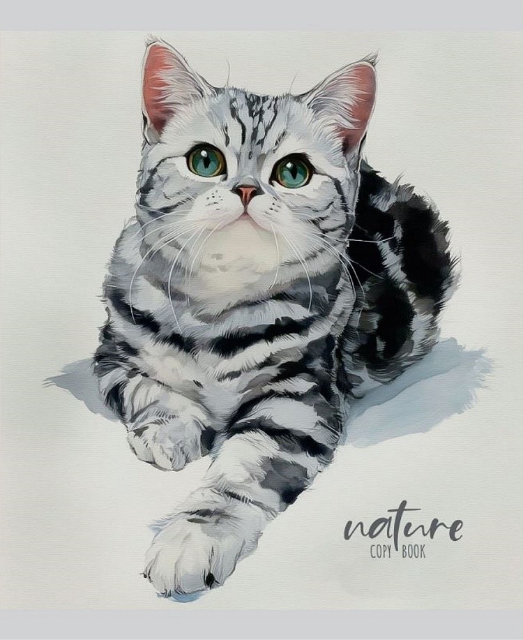 Notes A5 - Piękne koty – 1, 48 kartek, linie, w asortymencie