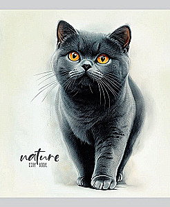 Notes A5 - Piękne koty – 1, 48 kartek, linie, w asortymencie