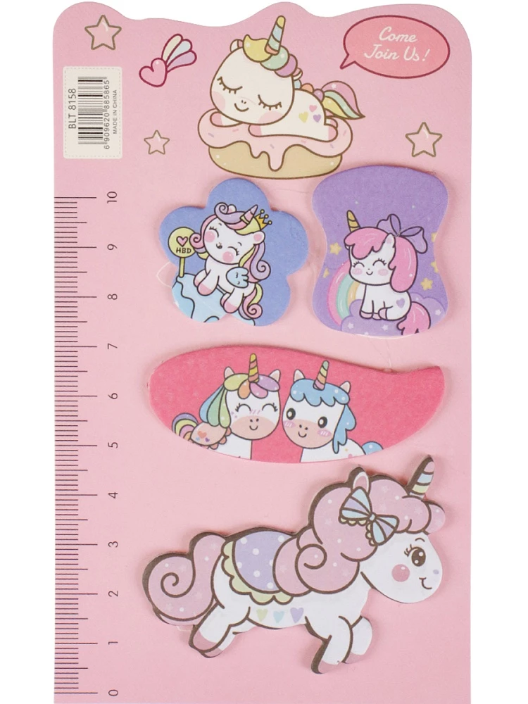 Набор бумажных закладок с клеевым краем - Сладких снов, в ассортименте