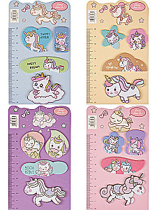 Набор бумажных закладок с клеевым краем - Сладких снов, в ассортименте