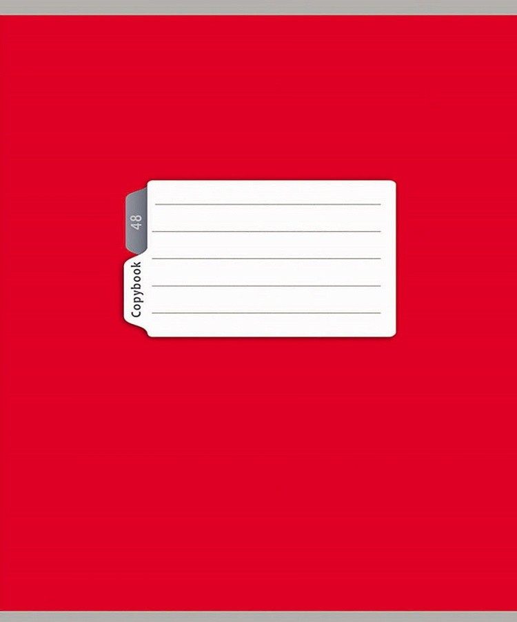 Notes A5 - Czerwona klasyka, 48 kartek, linia