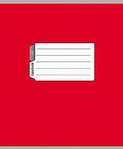 Тетрадь A5 - Красная классика, 48 листов, линия