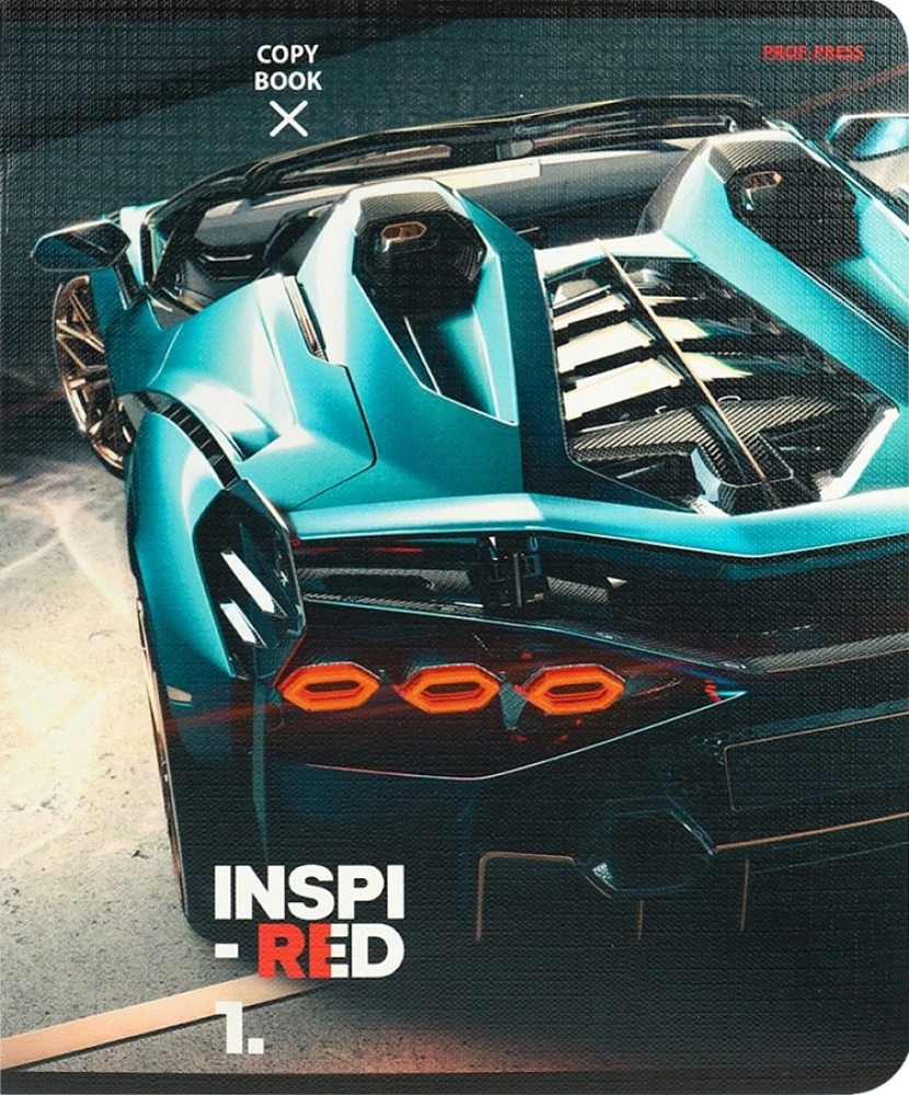 Notatnik A5 - Prędkość i moc samochodu, 48 kartek, kratka, w asortymencie