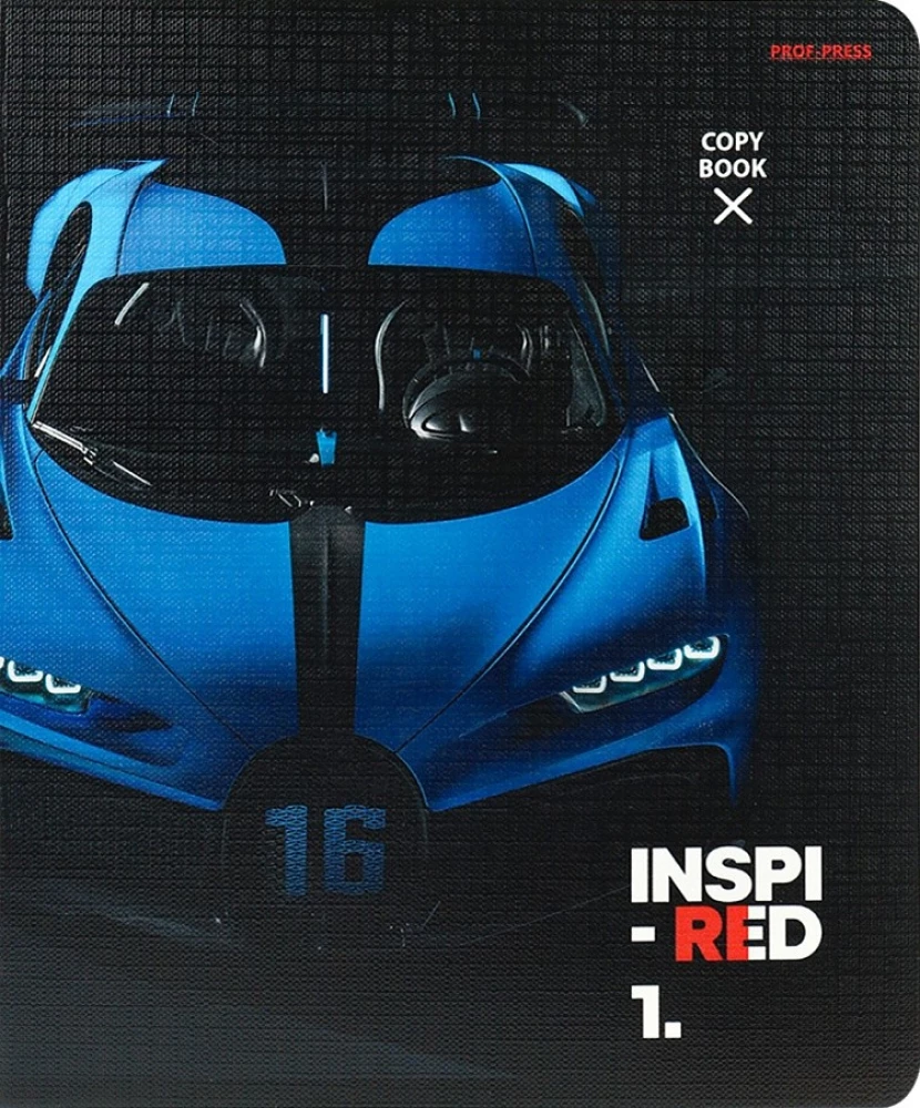 Notatnik A5 - Prędkość i moc samochodu, 48 kartek, kratka, w asortymencie