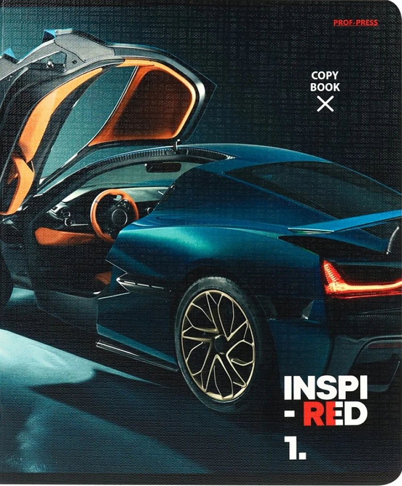 Notatnik A5 - Prędkość i moc samochodu, 48 kartek, kratka, w asortymencie