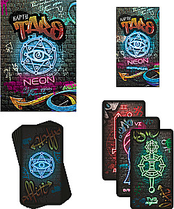 Карты таро - Неон (78 карт + руководство)