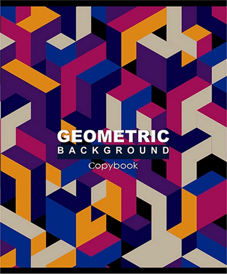 Notatnik A5 - Geometryczne labirynty, 96 kartek, w kratkę, w asortymencie