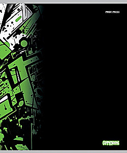 Notatnik A5 - Graffiti na czarnym – 2, 48 stron, kratka, w asortymencie