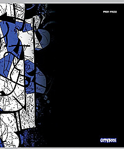 Notatnik A5 - Graffiti na czarnym – 2, 48 stron, kratka, w asortymencie