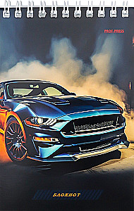 Notatnik A6 - Premium auto – 1, 40 kartek, na spirali, w asortymencie