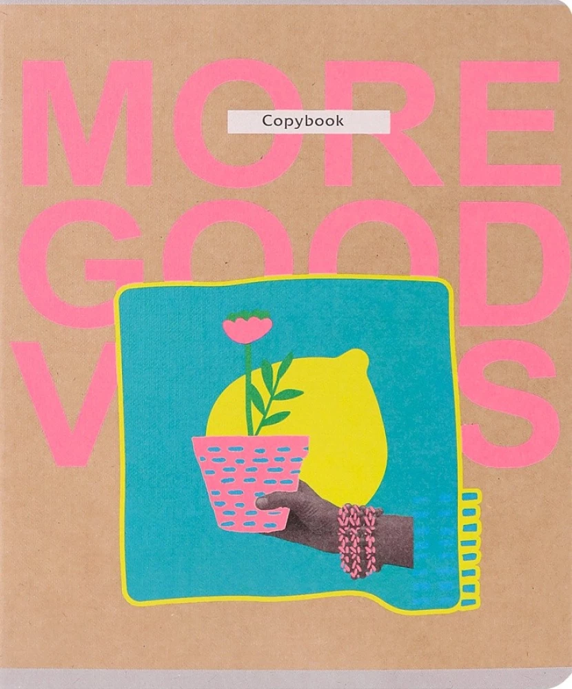 Тетрадь A5 - Модный микс рисунков, 48 листов, клетка, в ассортименте