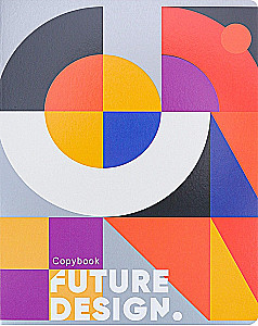 Тетрадь A5 - Различная геометрия, 48 листов, клетка, в ассортименте