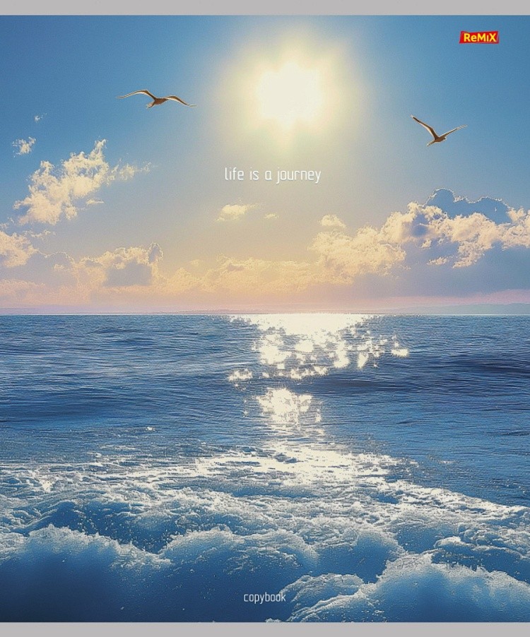 Zeszyt A5 - Naturalny miks – 3, 48 kartek, kratka, w asortymencie