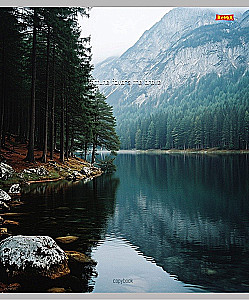 Тетрадь A5 - Природный микс – 3, 48 листов, клетка, в ассортименте