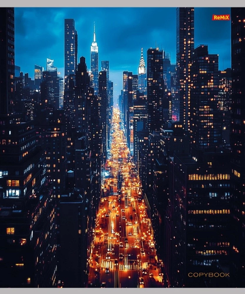 Тетрадь A5 - Микс, 48 листов, клетка, в ассортименте