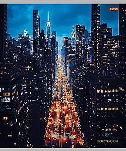 Тетрадь A5 - Микс, 48 листов, клетка, в ассортименте