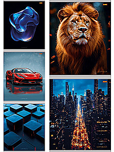 Тетрадь A5 - Микс, 48 листов, клетка, в ассортименте