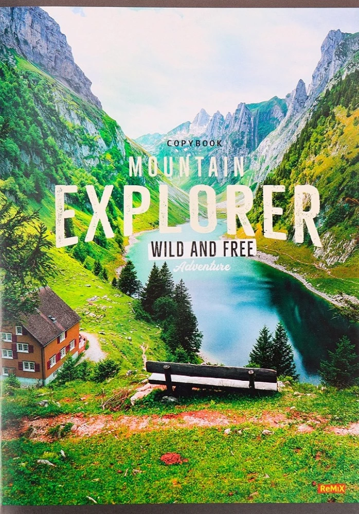 Notatnik A5 - Górskie krajobrazy, 48 arkuszy, kratka, w assortymencie