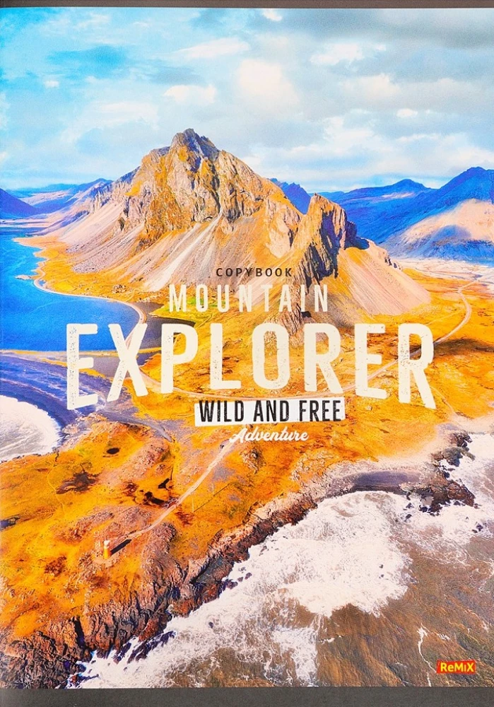 Notatnik A5 - Górskie krajobrazy, 48 arkuszy, kratka, w assortymencie