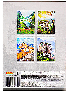 Notatnik A5 - Górskie krajobrazy, 48 arkuszy, kratka, w assortymencie