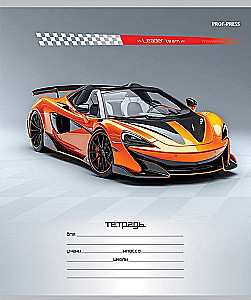 A5 Zeszyt - Różne samochody – 4, 12 kartek, linia skośna, w asortymencie