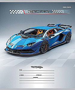 A5 Zeszyt - Różne samochody – 4, 12 kartek, linia skośna, w asortymencie