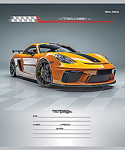 A5 Zeszyt - Różne samochody – 4, 12 kartek, linia skośna, w asortymencie