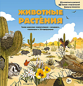 Animals and Plants. The Most Beautiful Encyclopedia with Windows, Flaps, and 3D Panoramas