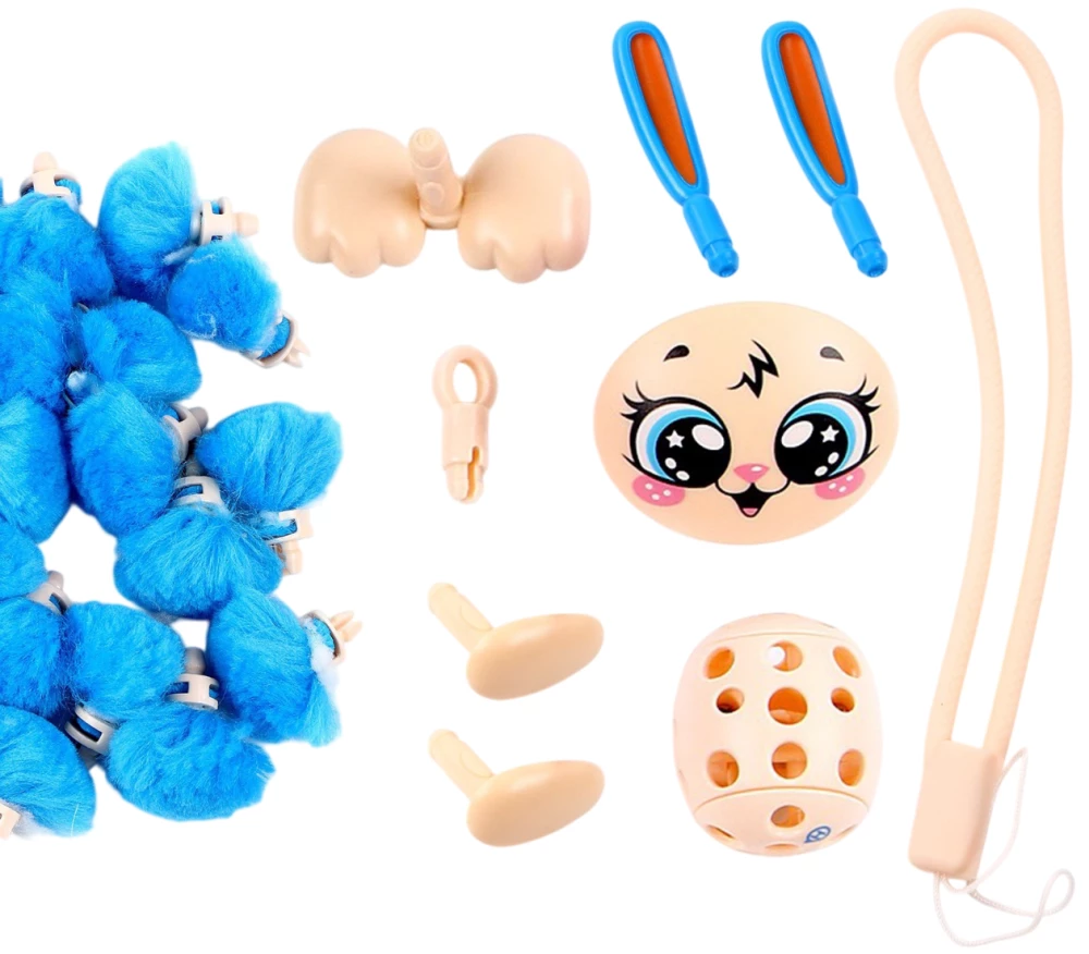 Игрушка пушистик - Зайка, своими руками