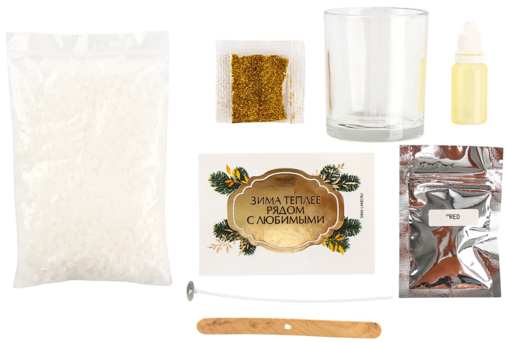 Свеча своими руками - Уютная зима