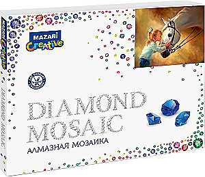 Mozaika diamentowa - DZIEWCZYNKA I KOŃ, 40x50 cm