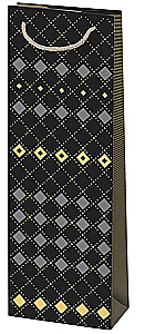 Подарочный пакет 13x38x11см, в ассортименте