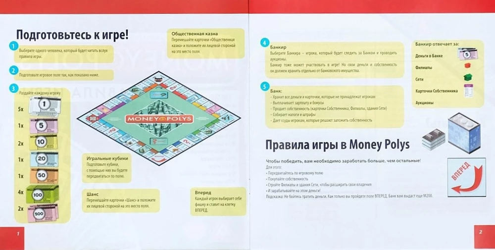 Gra planszowa - Money Polys. Twoja droga do sukcesu