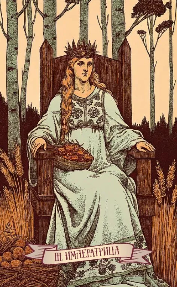 Таро Древняя Русь (78 карт и книга по QR-коду)